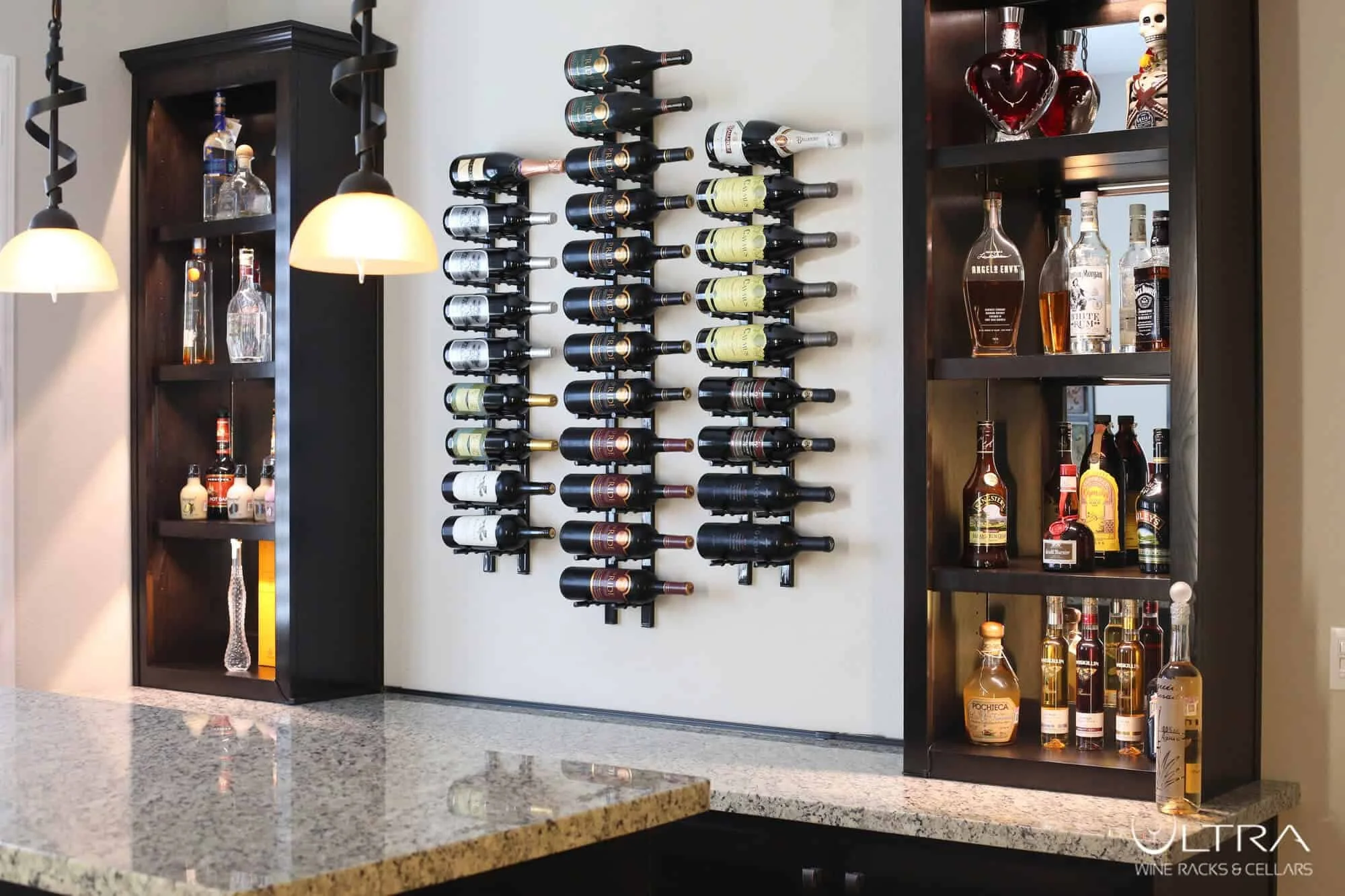 Metal wall wine holder new arrivals